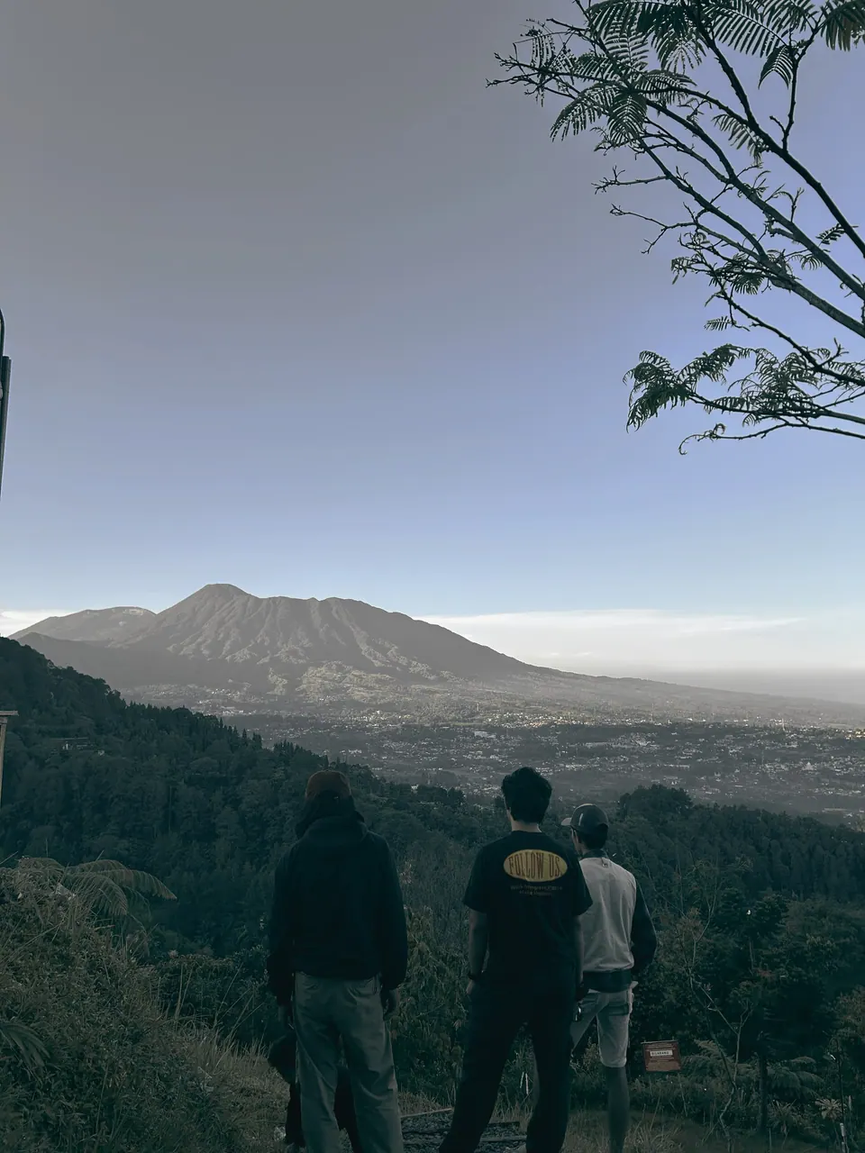 Citamiang Hill: Mount Gede Pangrango seen from the hill